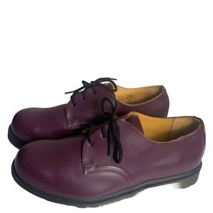 DR. MARTENS 1925 5400 PW CHERRY RED SMOOTH OXFORD MENS SZ 14